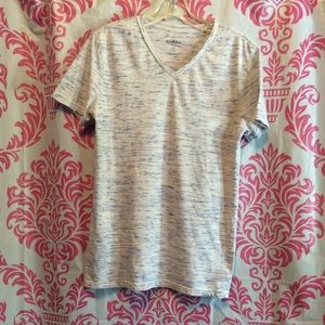 Goodfellow & Co. Blue and White Tee Sz S